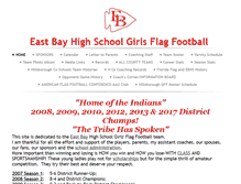Tablet Screenshot of ebhsgirlsflagfootball.com